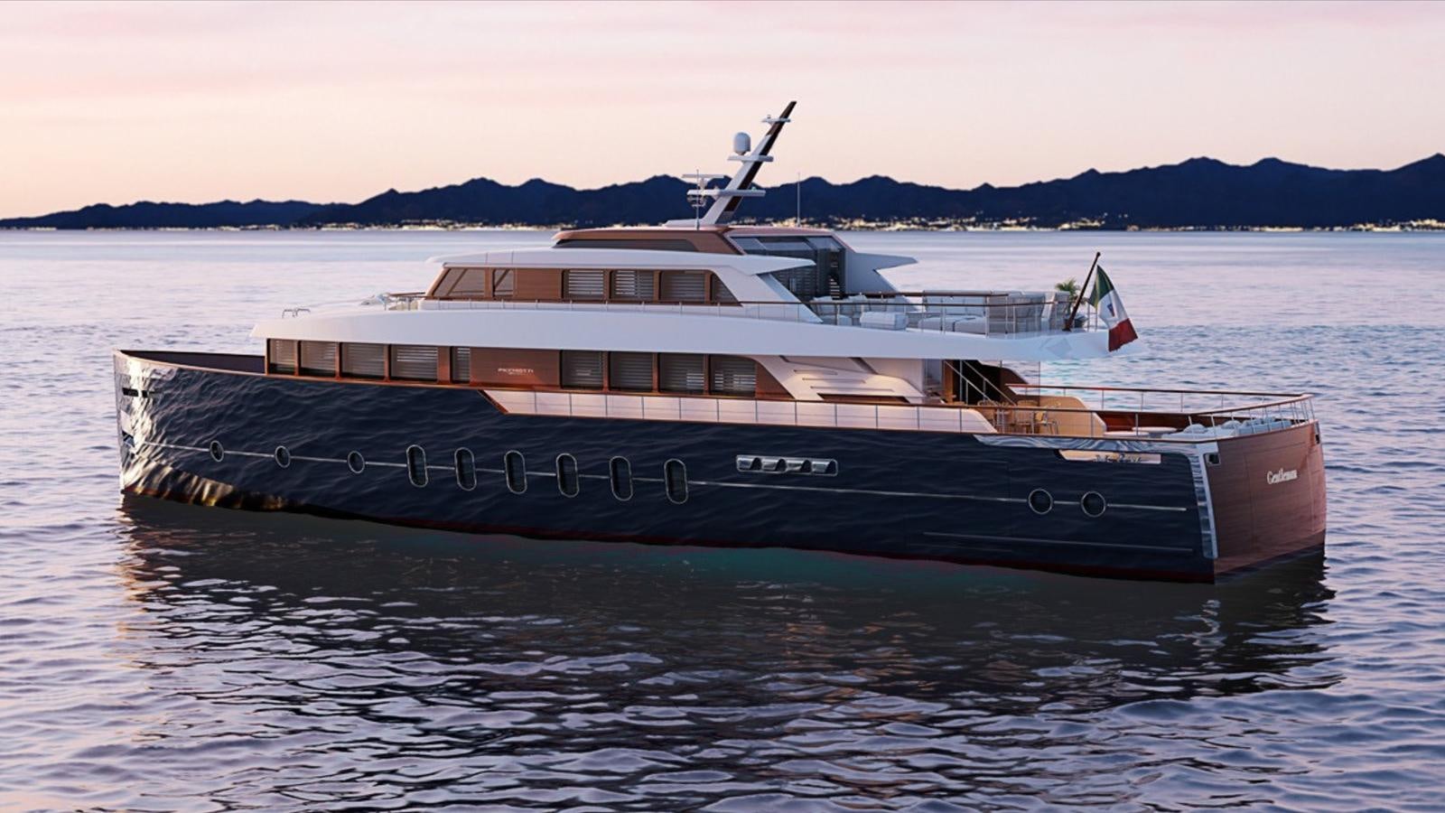 a boat on the water aboard GENTLEMAN 33 Yacht for Sale