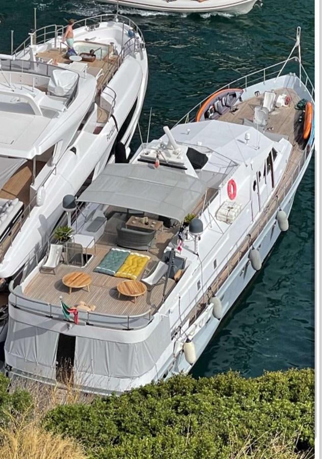 a boat with a lot of people on it aboard SEA SEVEN Yacht for Sale