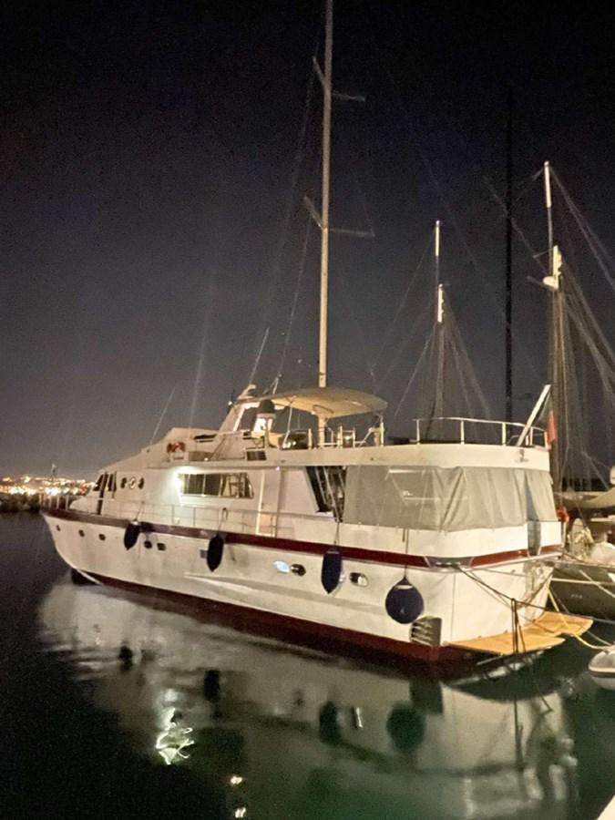 a boat in the water aboard SEA SEVEN Yacht for Sale