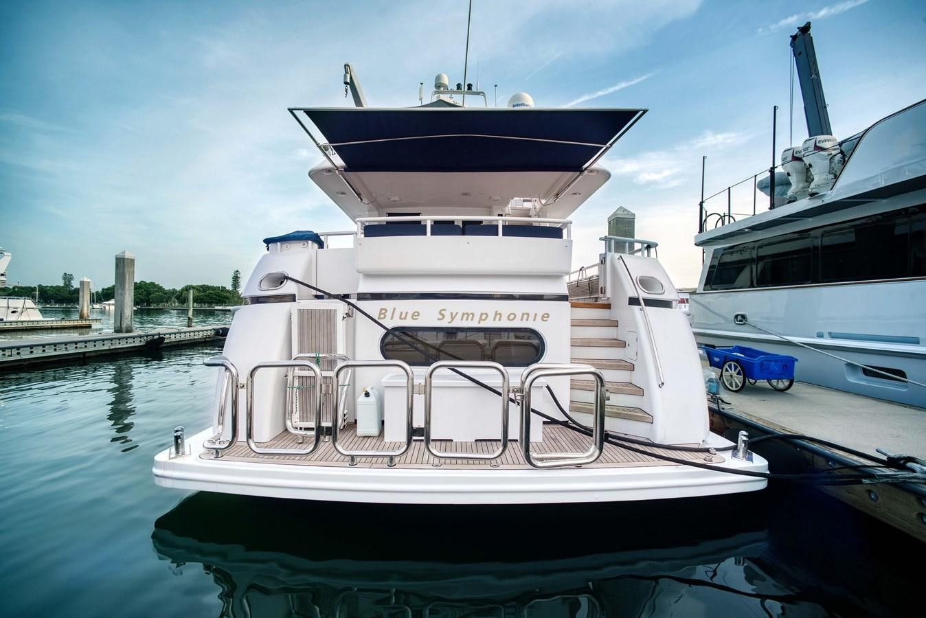 a boat in the water aboard BLUE SYMPHONIE Yacht for Sale