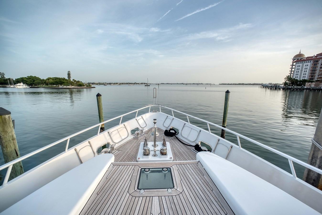 a boat on the water aboard BLUE SYMPHONIE Yacht for Sale