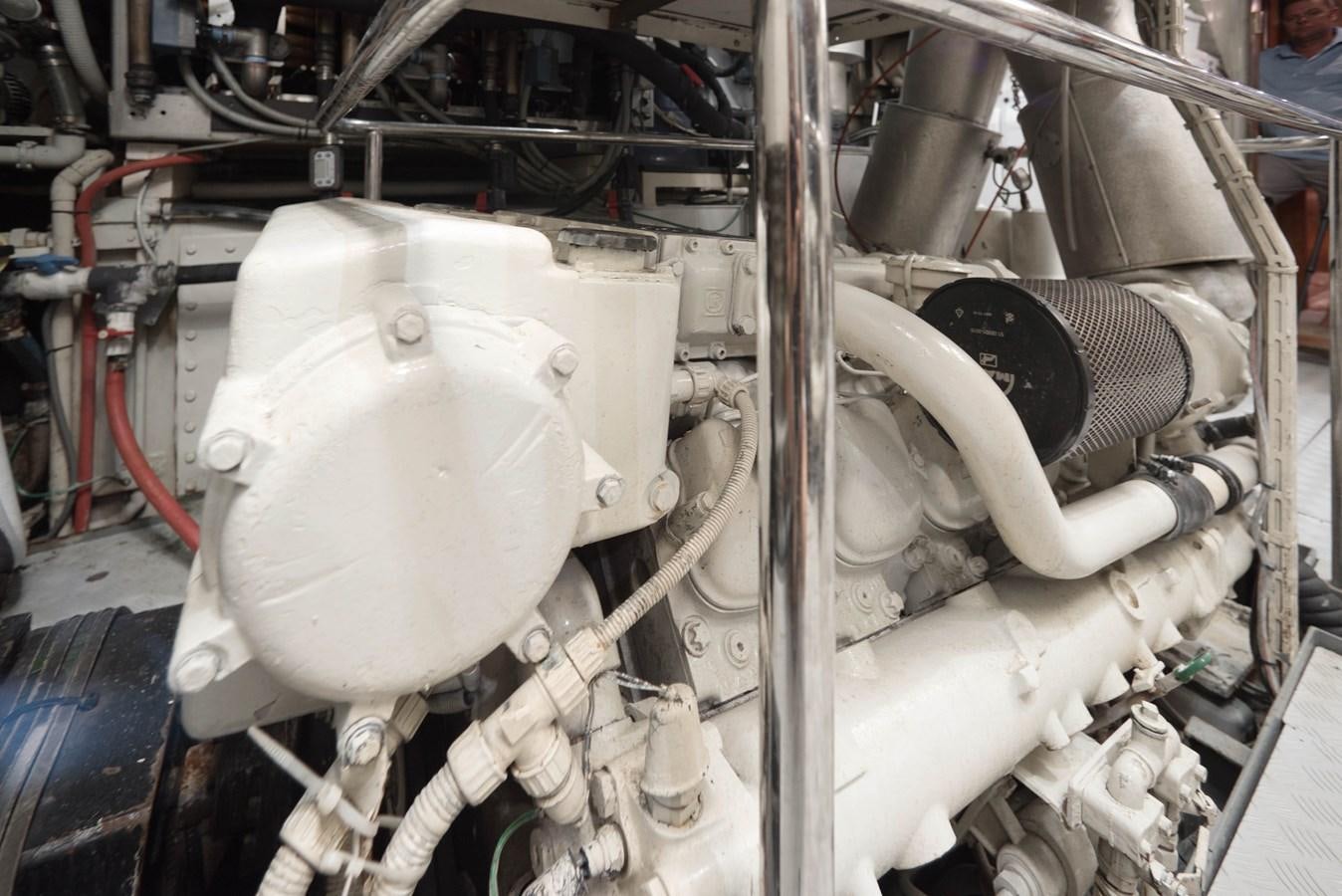 a white cylinder with wires aboard BLUE SYMPHONIE Yacht for Sale