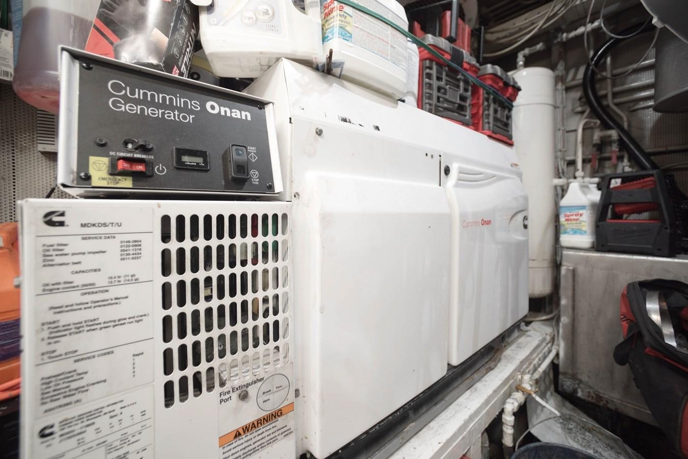 a white box with black text on it aboard BLUE SYMPHONIE Yacht for Sale