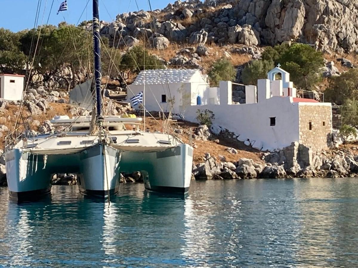 a boat on the water aboard CONAN Yacht for Sale