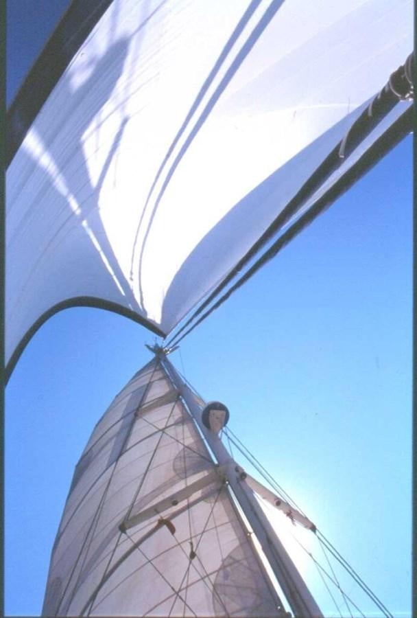 a close-up of a windmill aboard CONAN Yacht for Sale