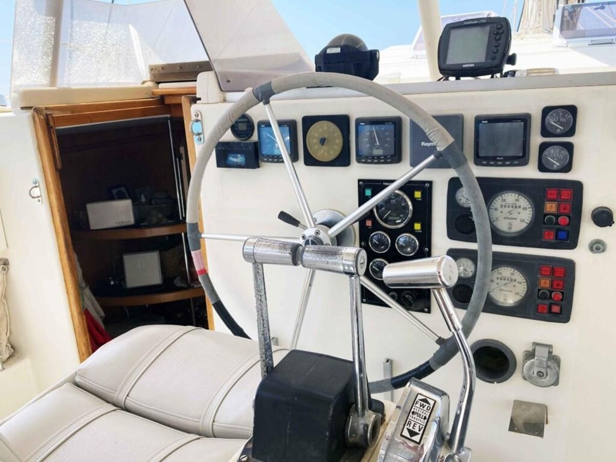 a machine with a screen aboard CONAN Yacht for Sale