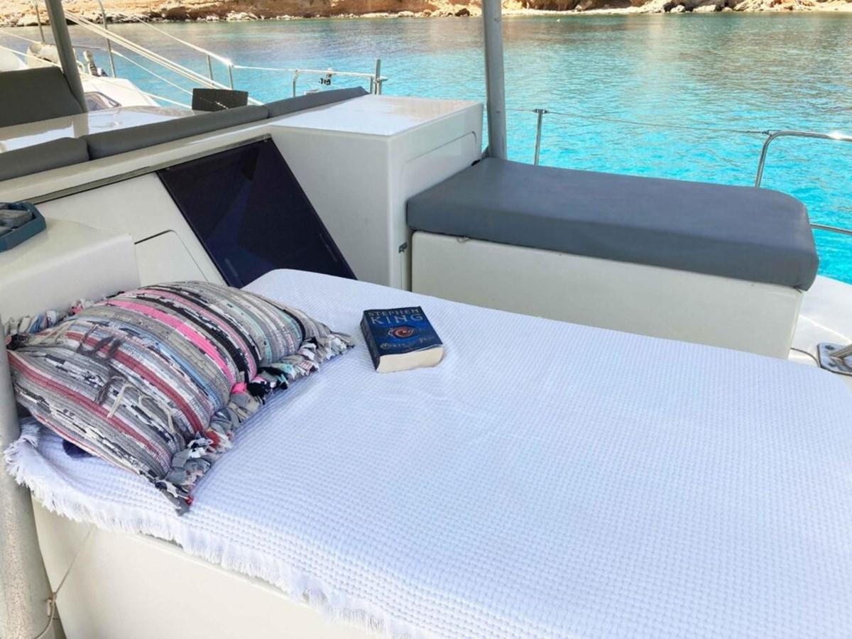 a phone on a boat aboard CONAN Yacht for Sale