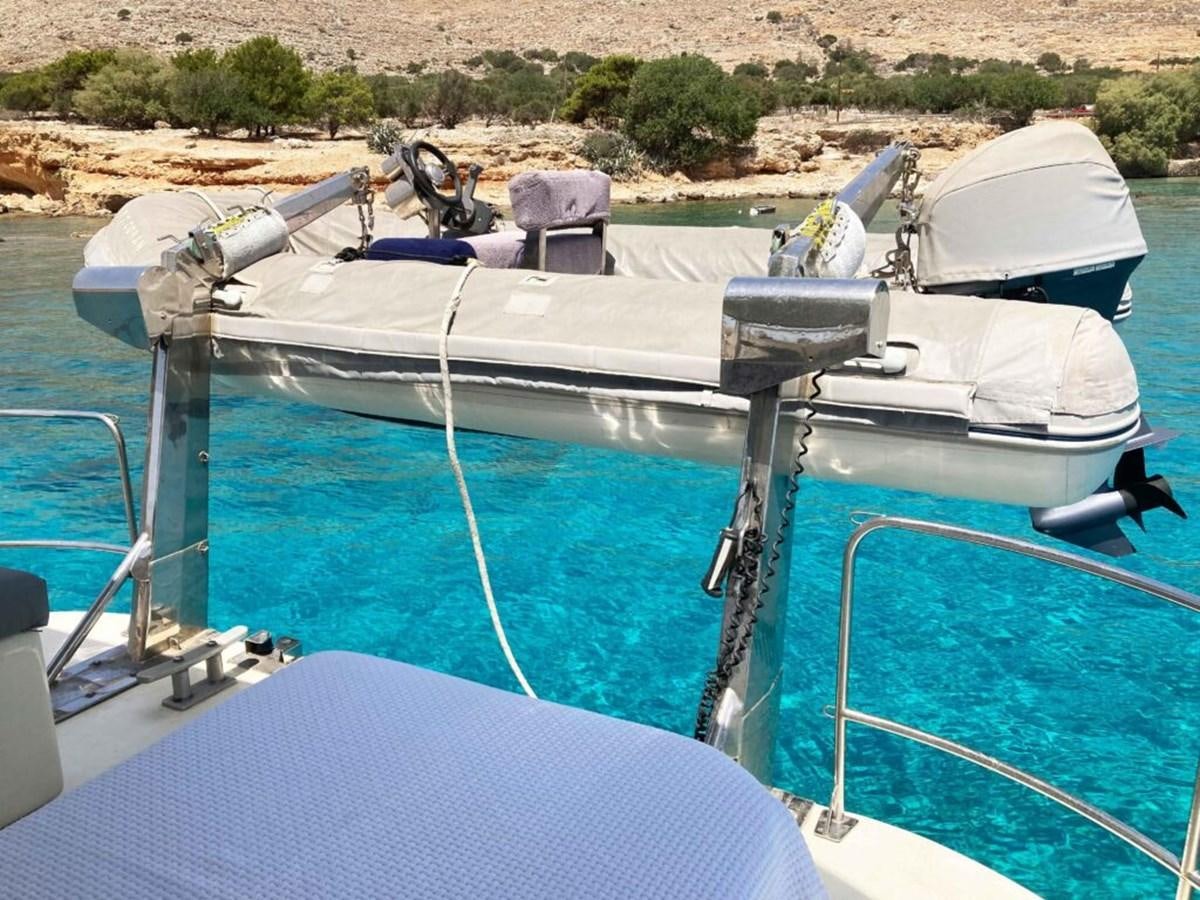 a boat with a steering wheel aboard CONAN Yacht for Sale