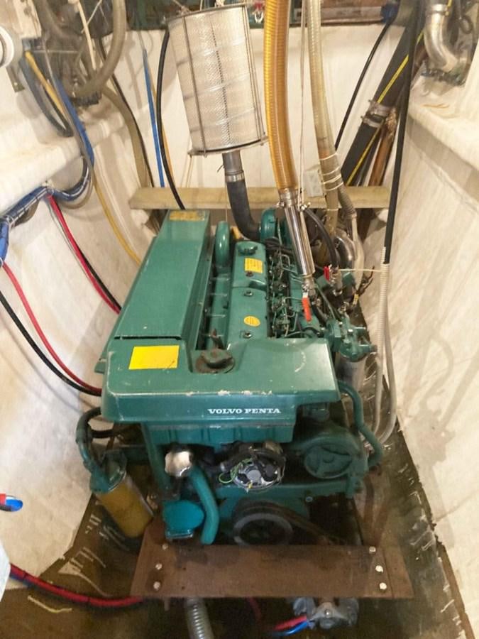 a green machine with wires aboard CONAN Yacht for Sale