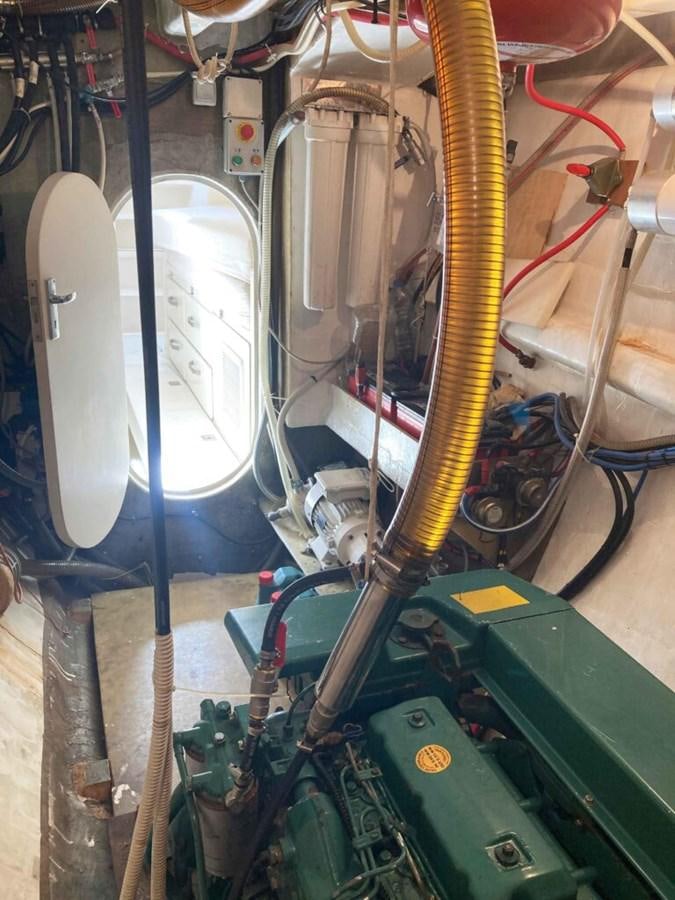 a machine with pipes aboard CONAN Yacht for Sale