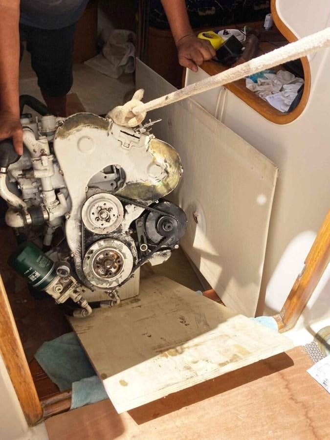 a machine on the counter aboard CONAN Yacht for Sale