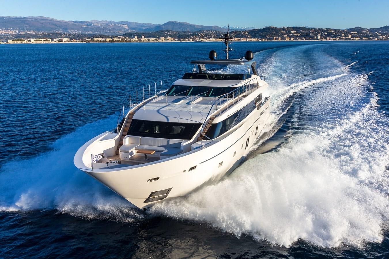 a boat on the water aboard SL118 #653 Yacht for Sale