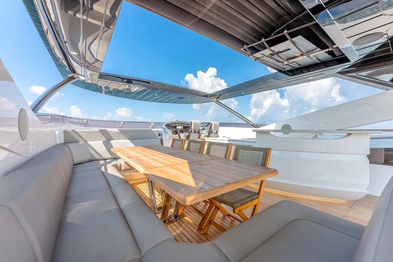 inside of a boat aboard TRIGGER HAPPY Yacht for Sale