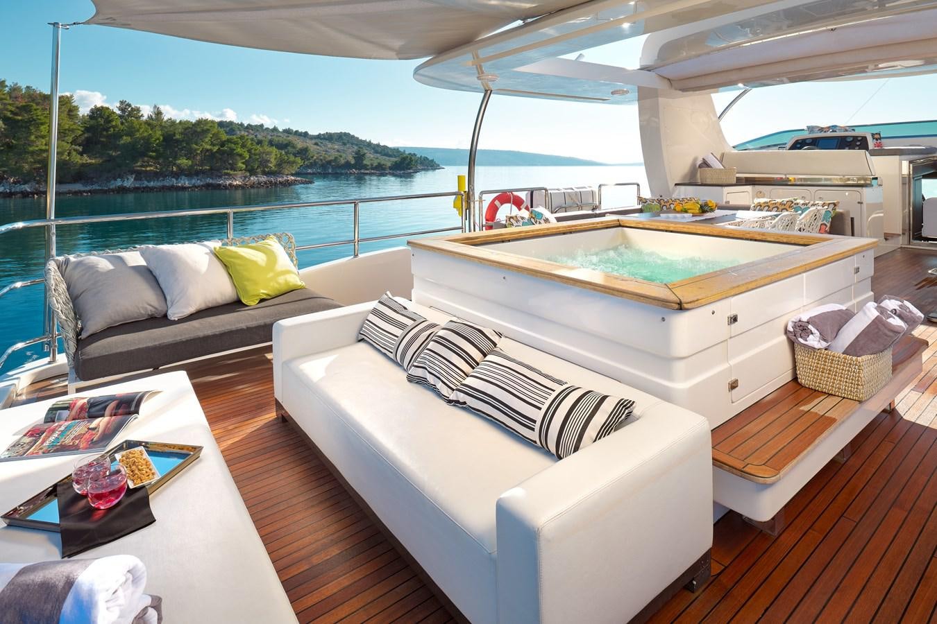 a boat on the water aboard OCEAN DRIVE Yacht for Sale