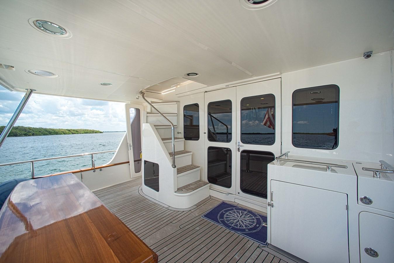 inside of a boat aboard TRUE NORTH Yacht for Sale