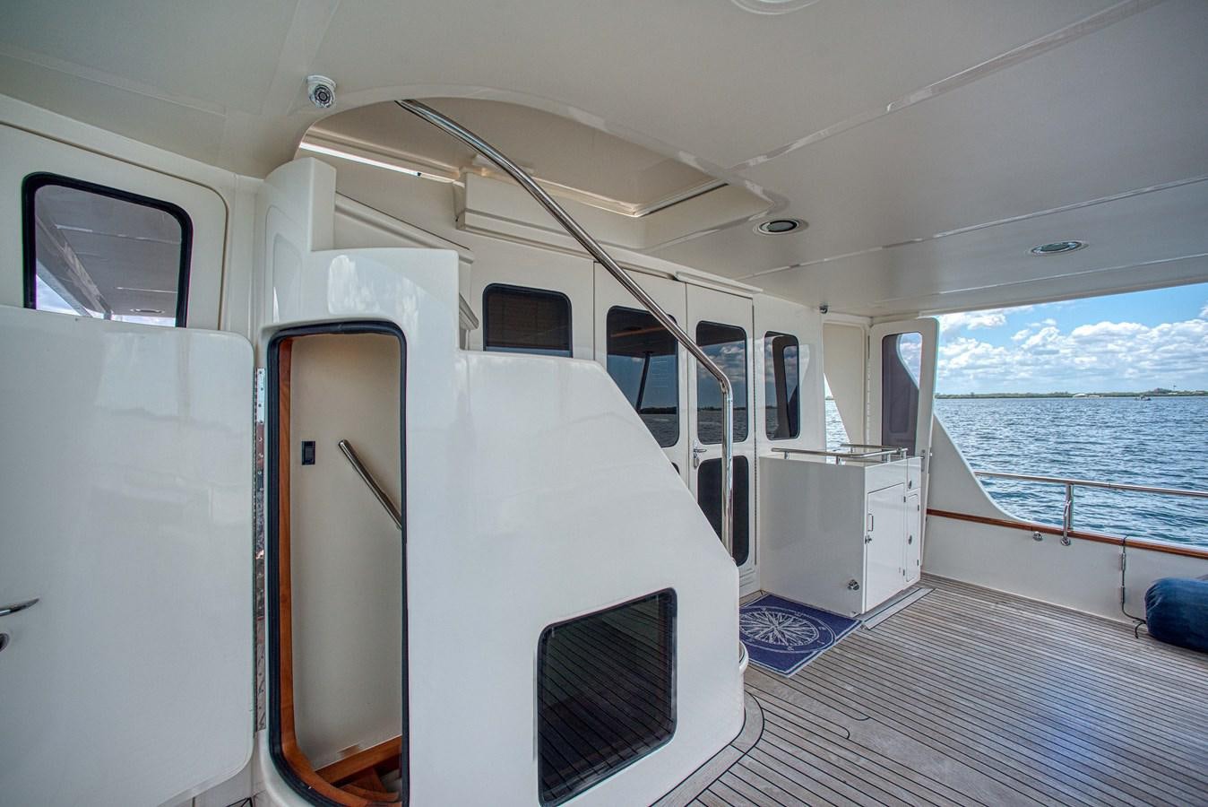 a boat on the water aboard TRUE NORTH Yacht for Sale