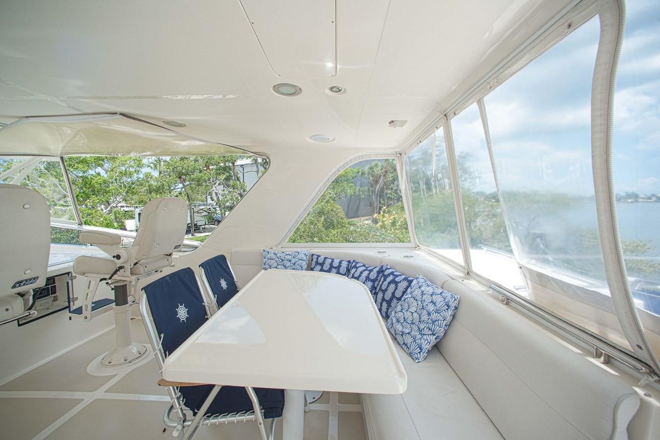 inside of a car aboard TRUE NORTH Yacht for Sale