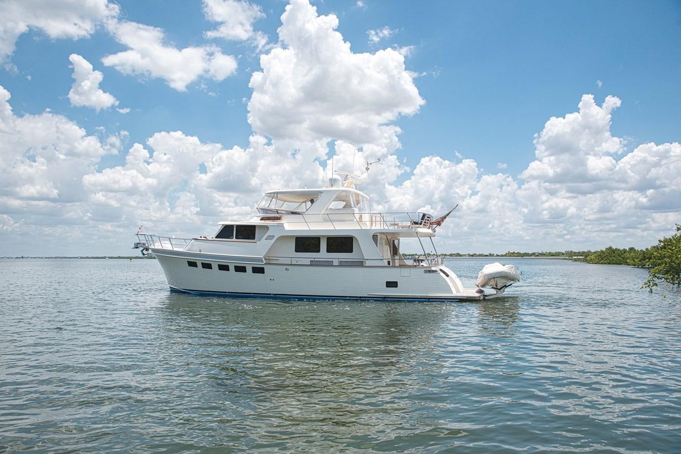 a boat on the water aboard TRUE NORTH Yacht for Sale