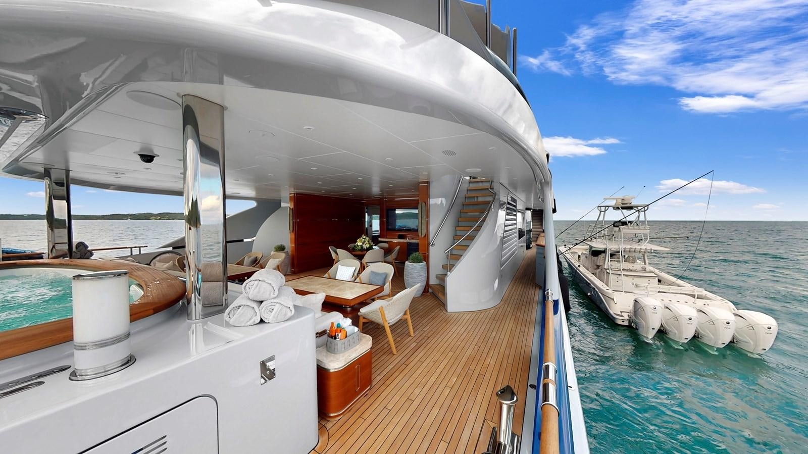 a boat on the water aboard AFTER YOU Yacht for Sale