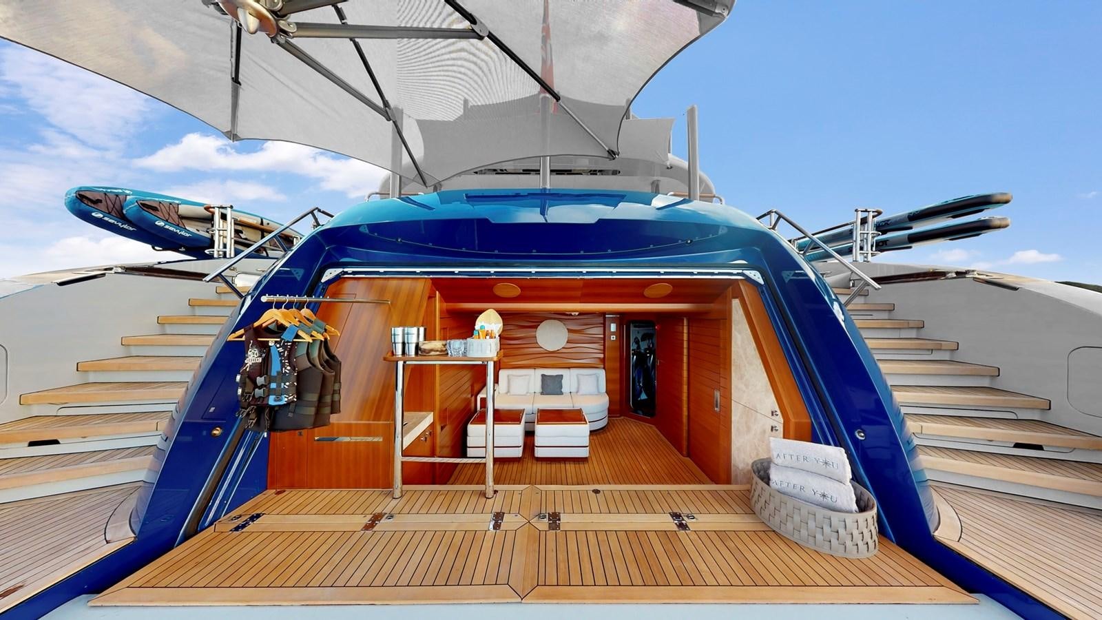 a boat on the water aboard AFTER YOU Yacht for Sale