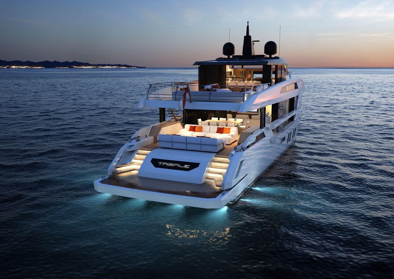 a boat in the water aboard TRIBALE YACHTS Yacht for Sale