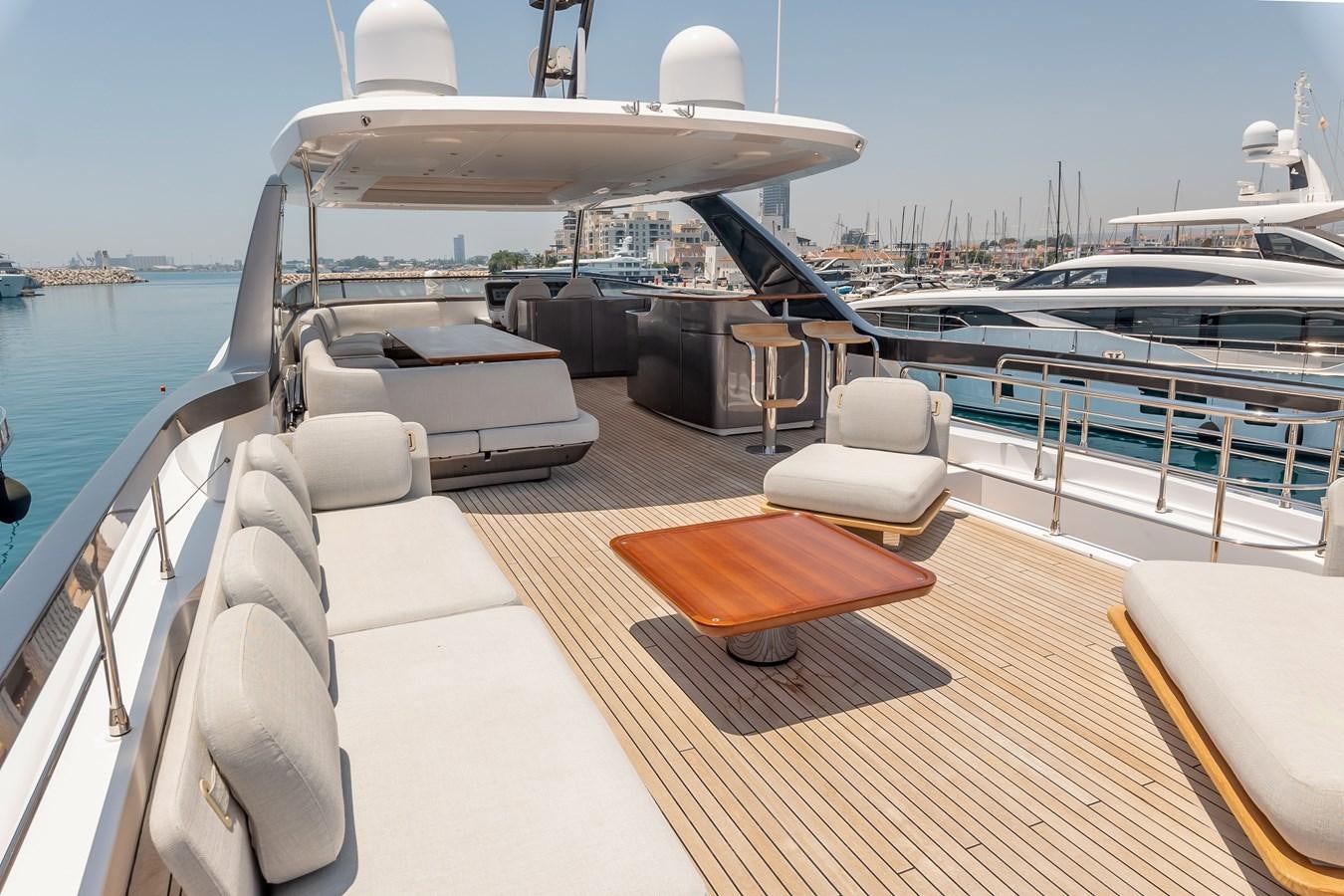 a boat on the water aboard AZIMUT GRANDE 26/25 Yacht for Sale