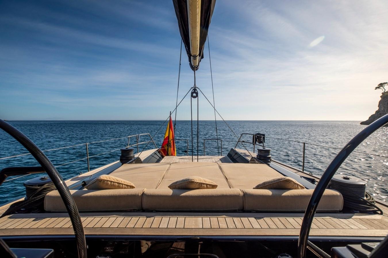 a boat on the water aboard GALMA Yacht for Sale