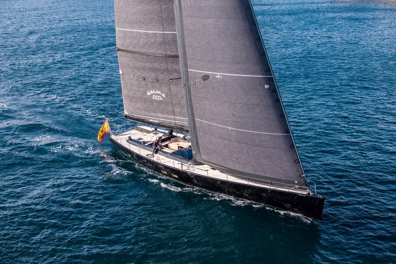 a boat on the water aboard GALMA Yacht for Sale