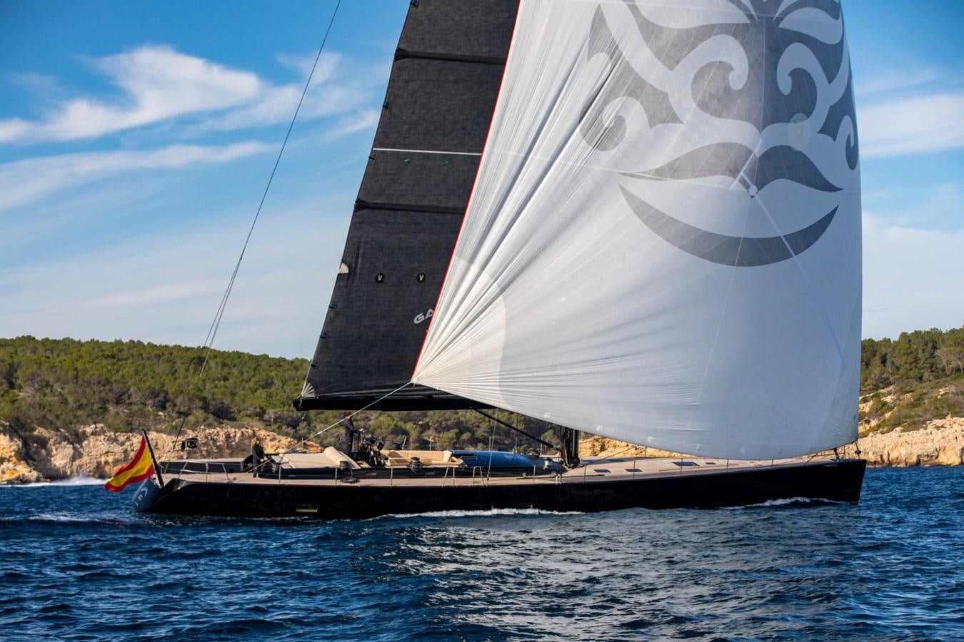 a boat on the water aboard GALMA Yacht for Sale