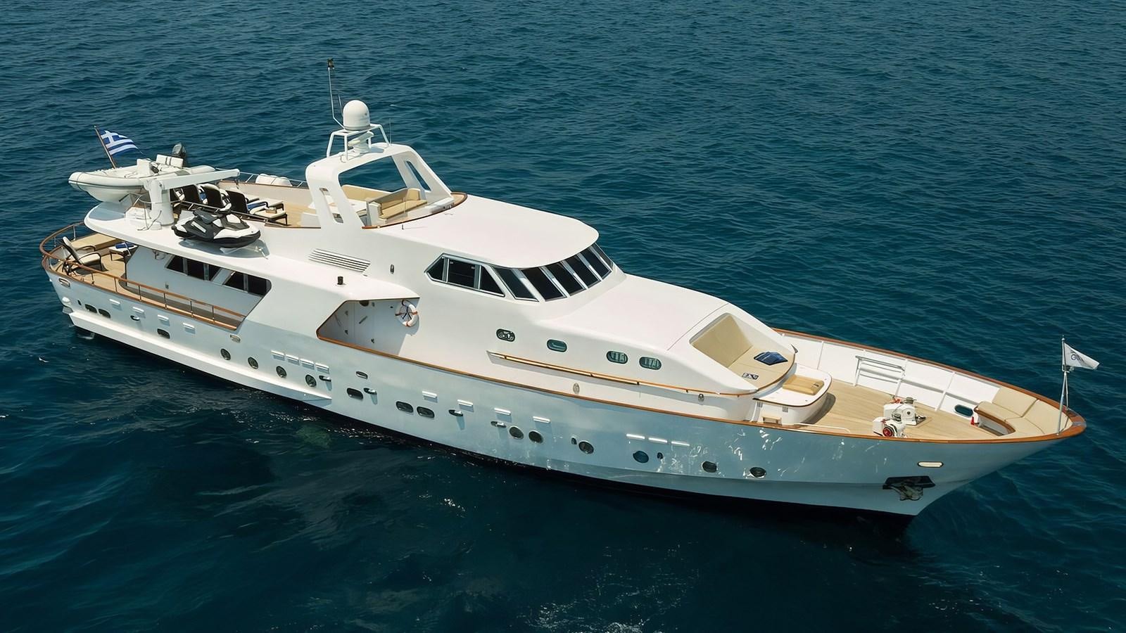 a white yacht in the water aboard OCEANE II Yacht for Sale