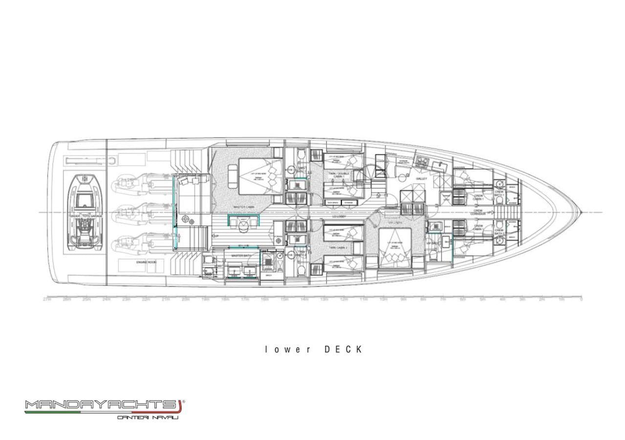 diagram aboard MANDA  S09 Yacht for Sale