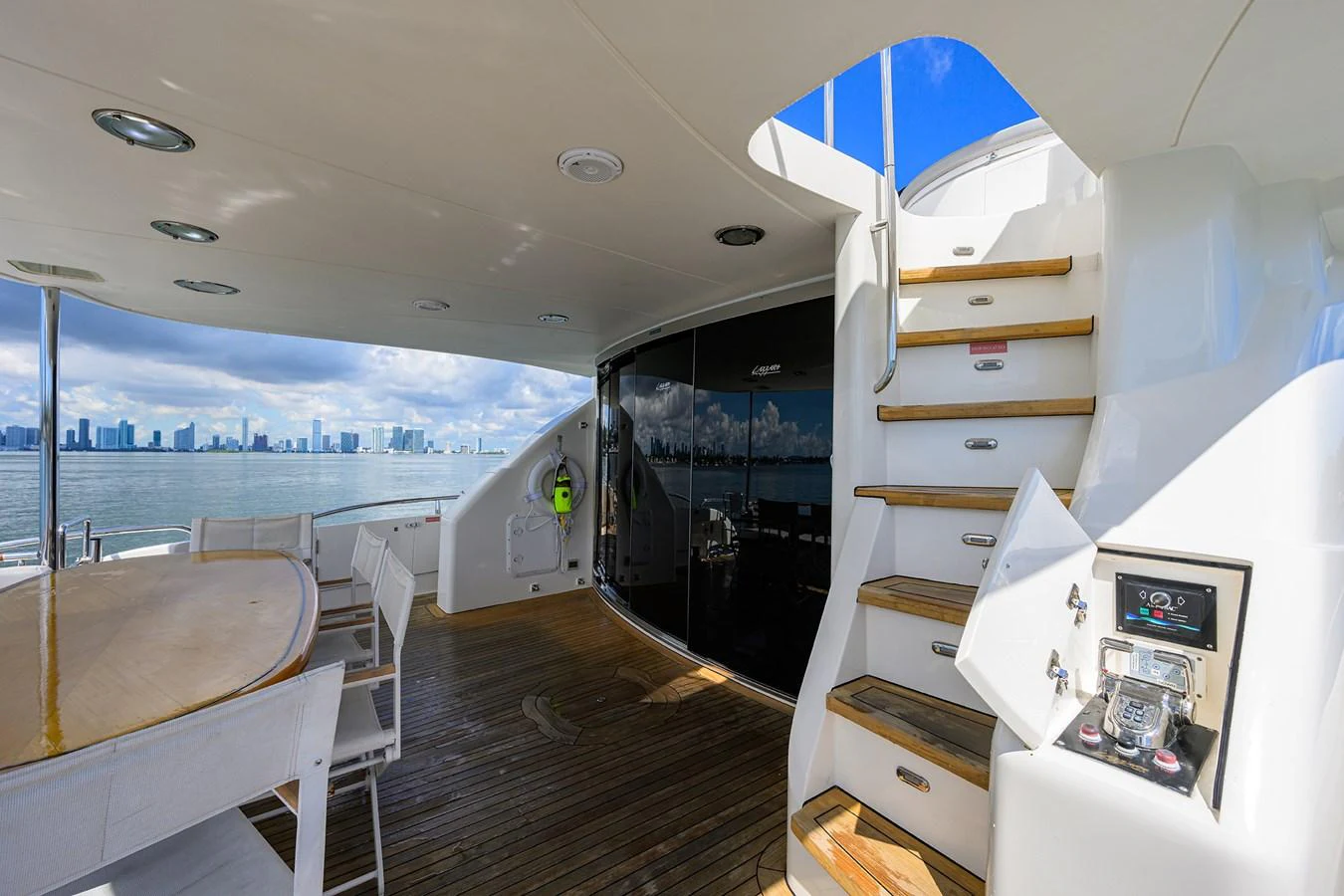 inside of a boat aboard LIVING THE DREAM Yacht for Sale