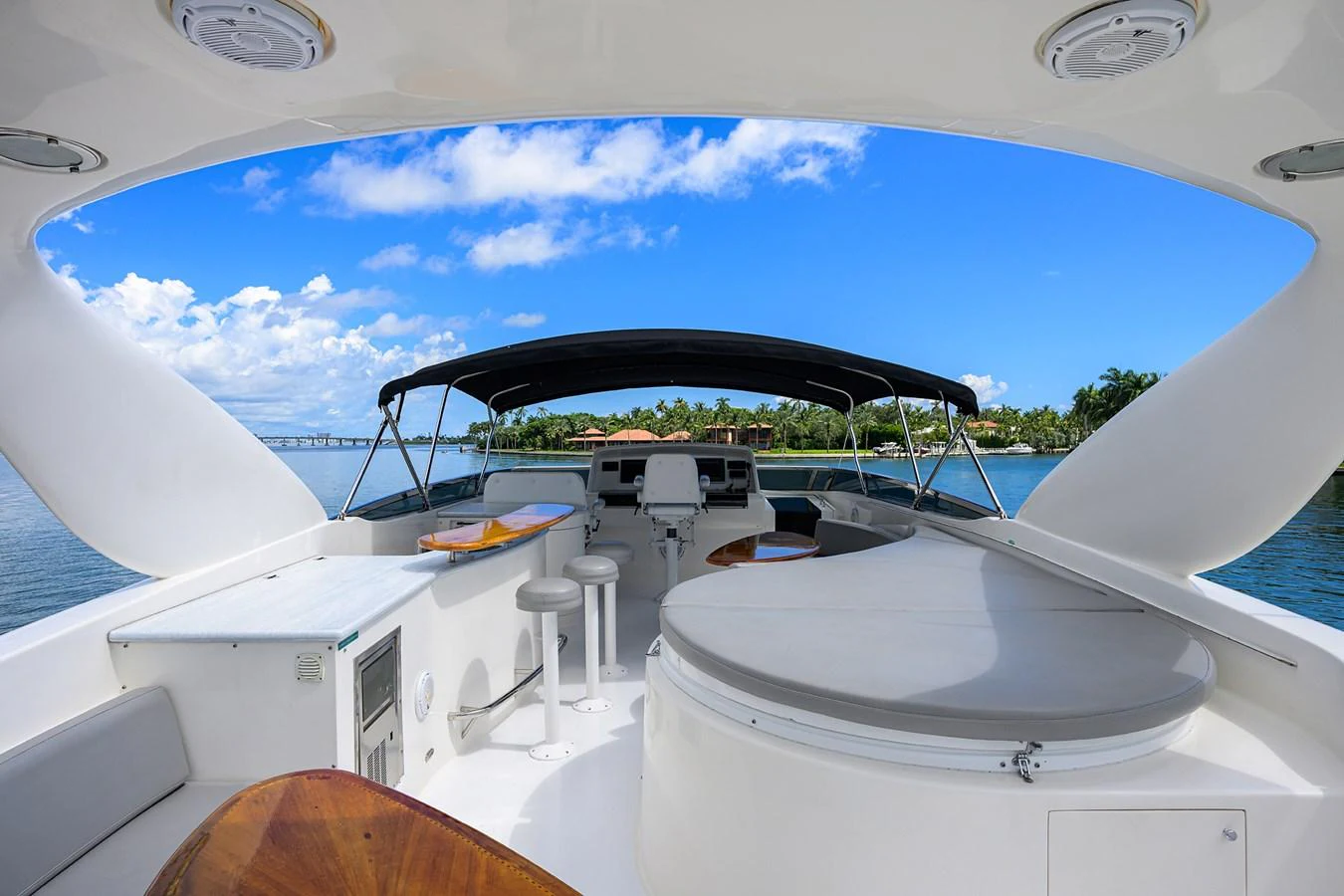 the inside of a boat aboard LIVING THE DREAM Yacht for Sale