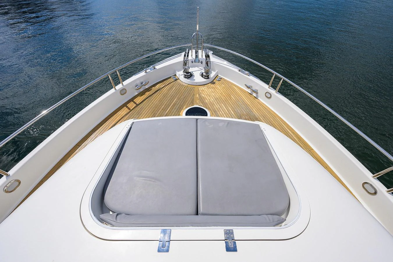 a ship on the water aboard LIVING THE DREAM Yacht for Sale