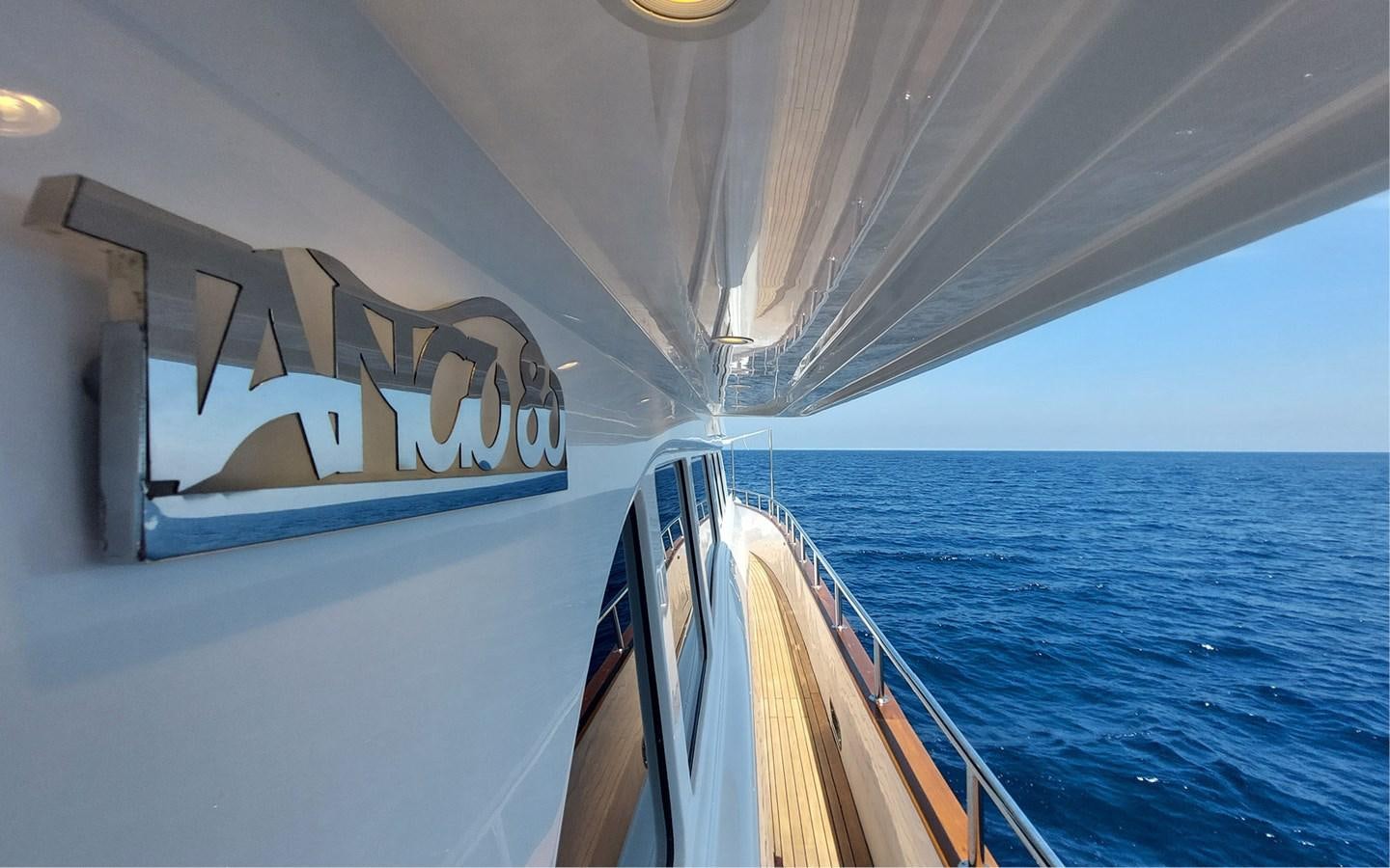 a boat on the water aboard ONEIRONAUT Yacht for Sale