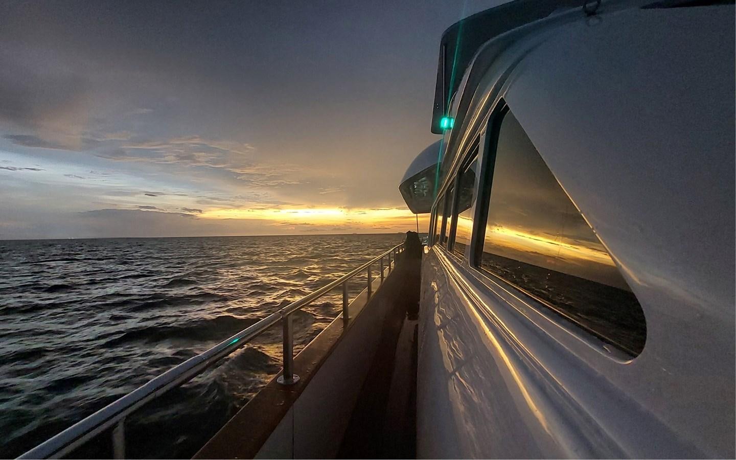 a boat on the water aboard ONEIRONAUT Yacht for Sale