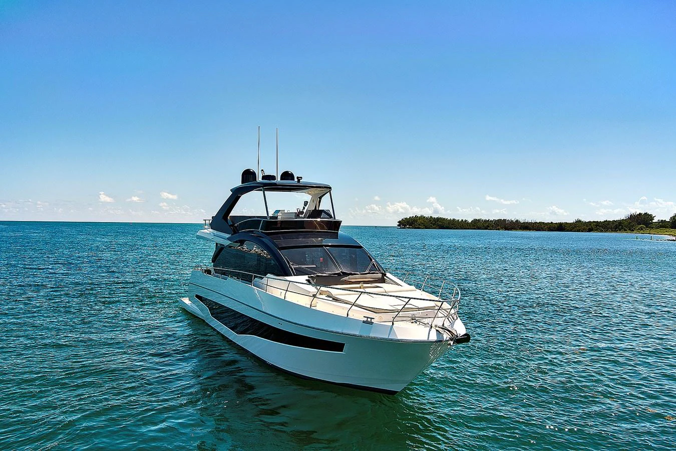 a boat in the water aboard SMILE Yacht for Sale