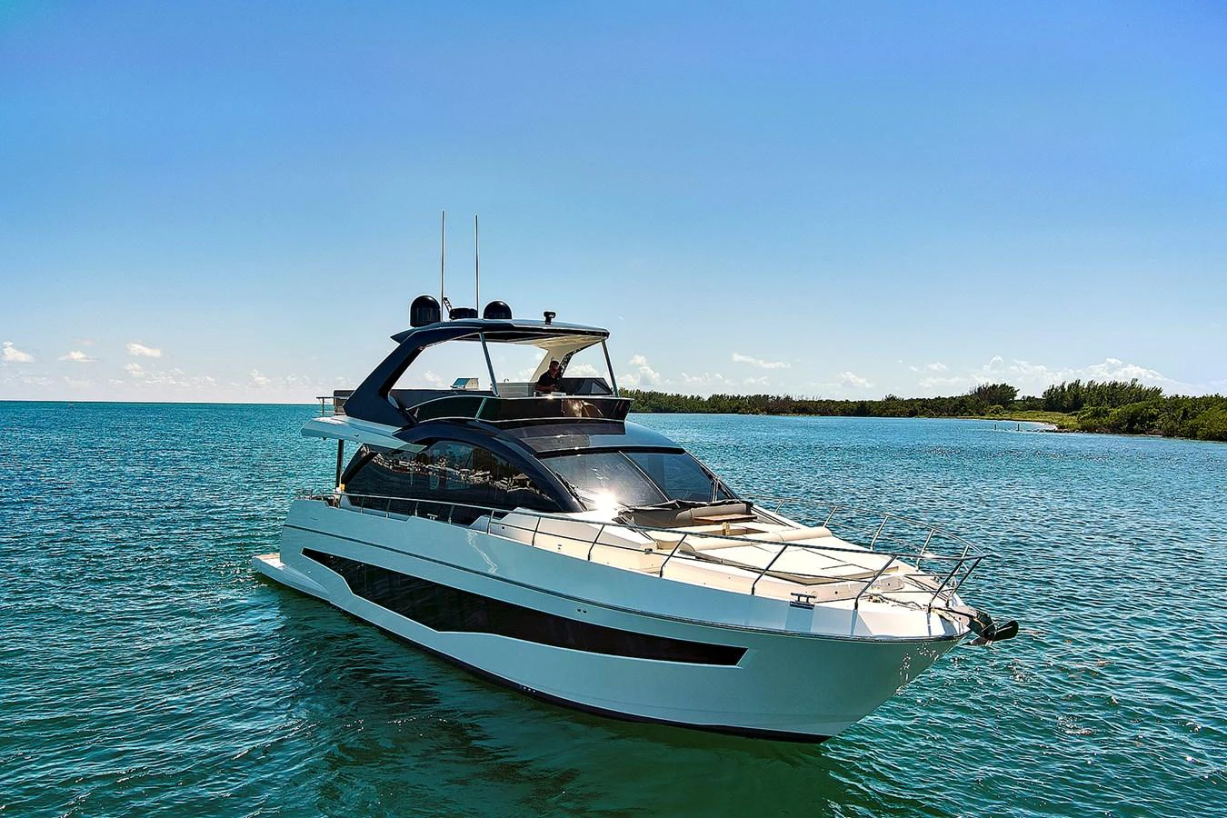 a boat on the water aboard SMILE Yacht for Sale