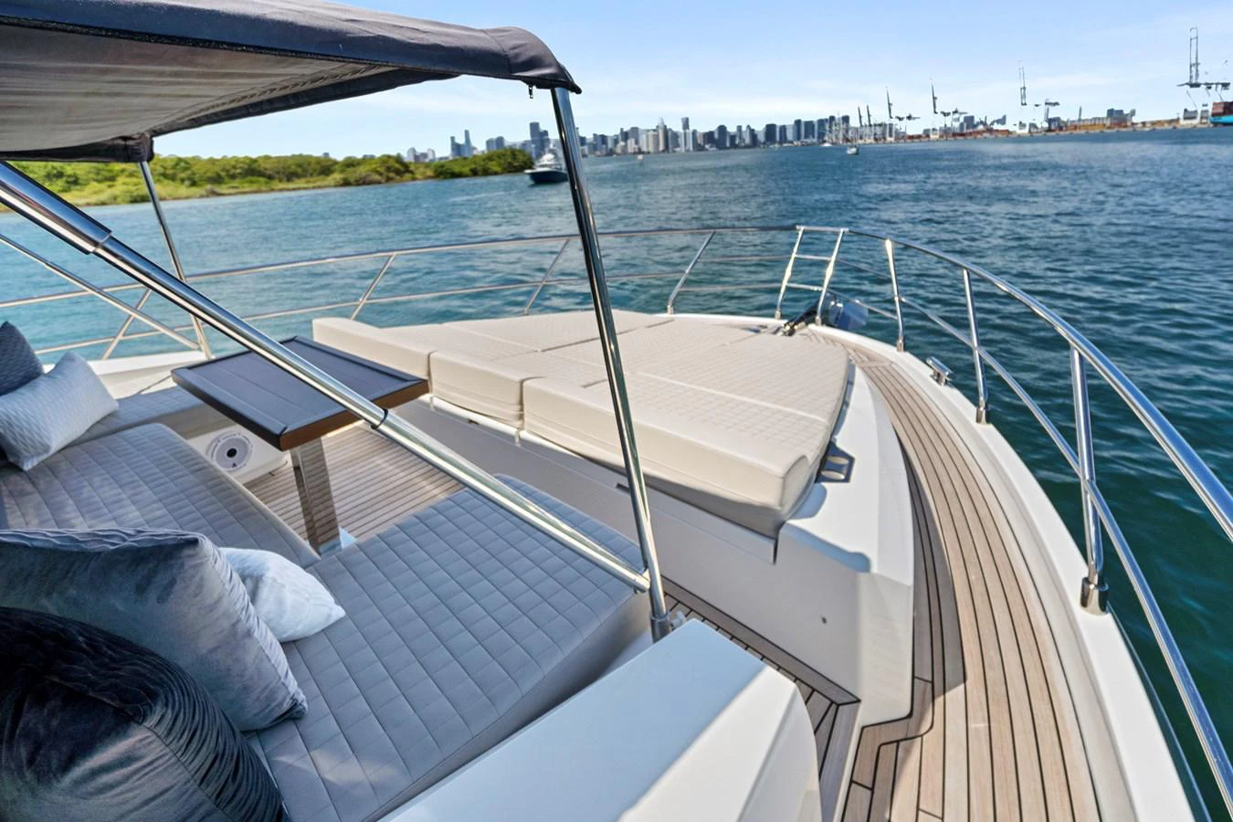 a boat on the water aboard SMILE Yacht for Sale