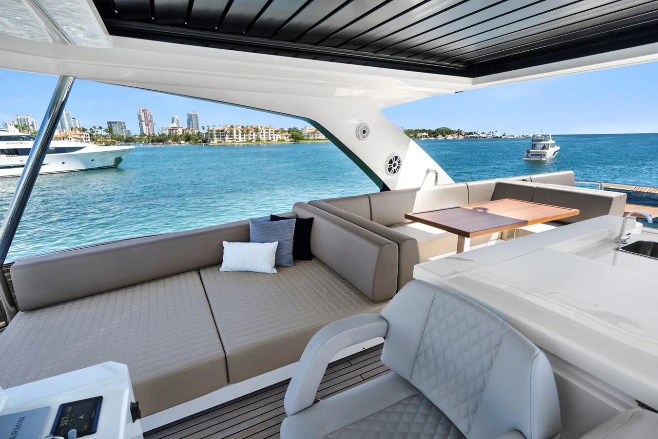 a boat on the water aboard SMILE Yacht for Sale