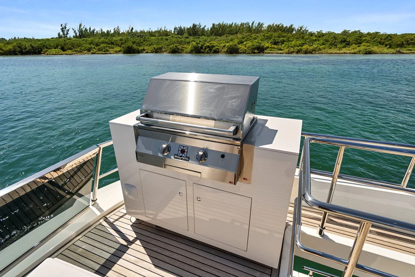 a boat on the water aboard SMILE Yacht for Sale