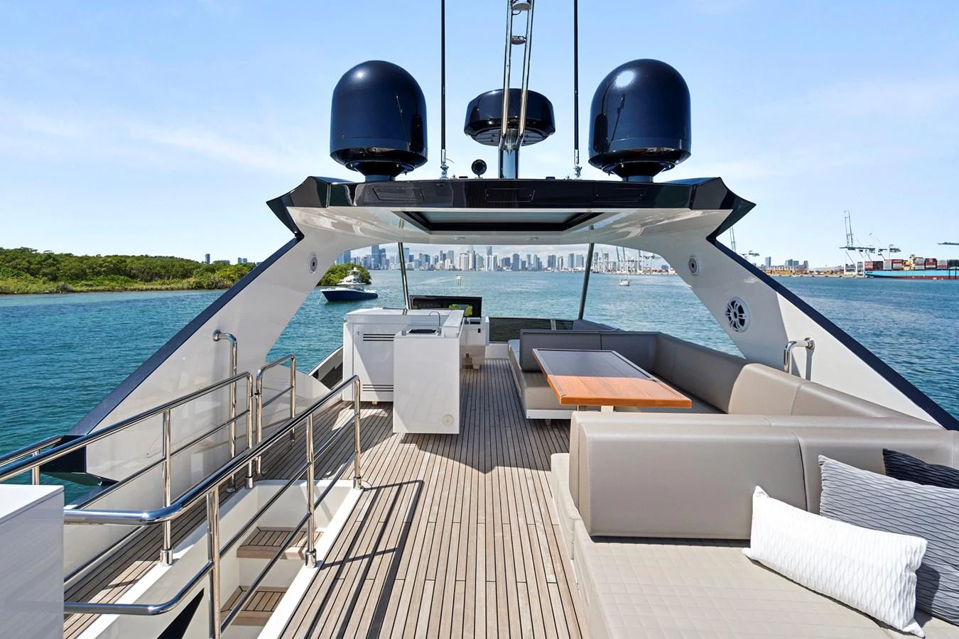 a boat on the water aboard SMILE Yacht for Sale
