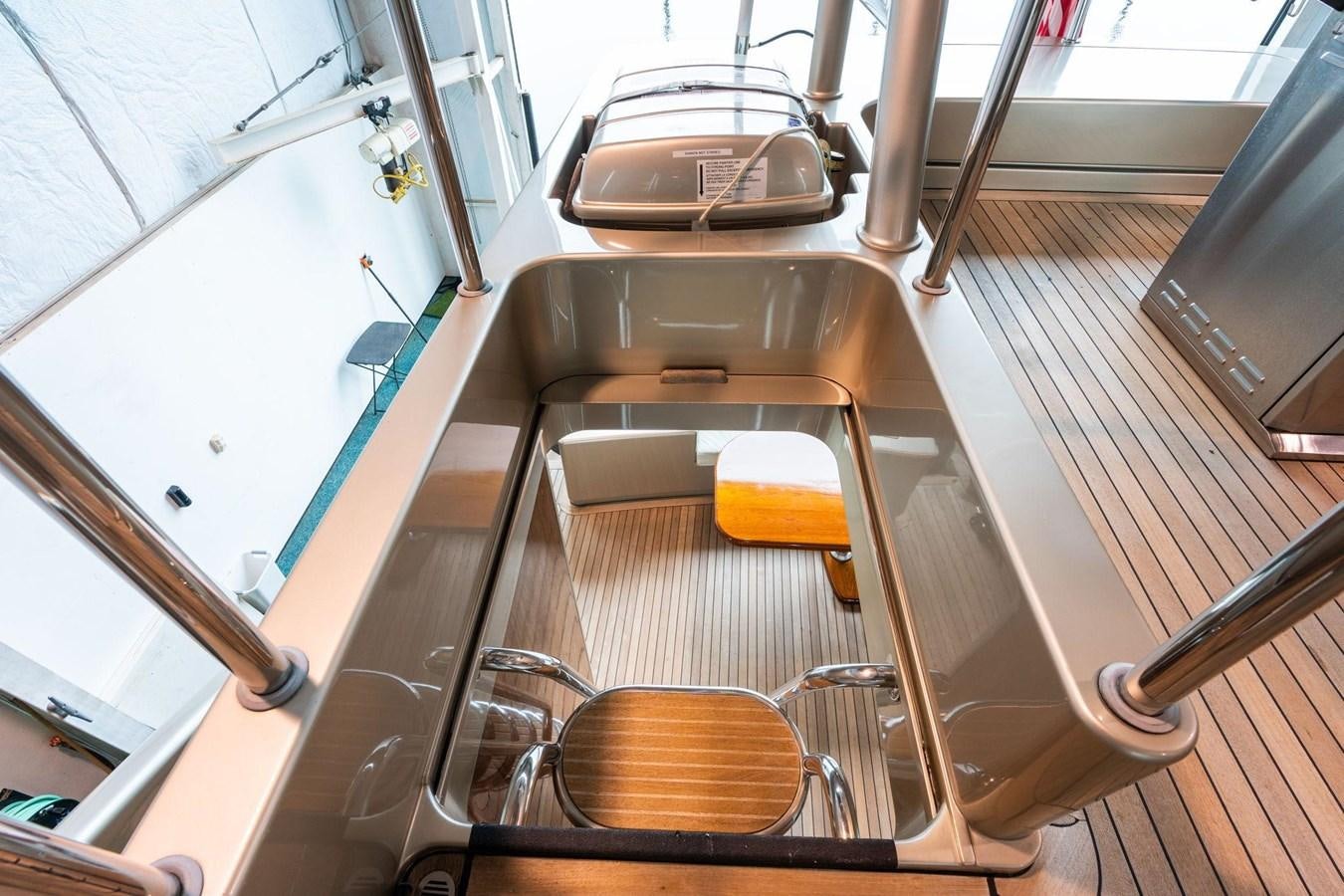 inside of a vehicle aboard 1996 ADMIRAL MARINE 71 Yacht for Sale