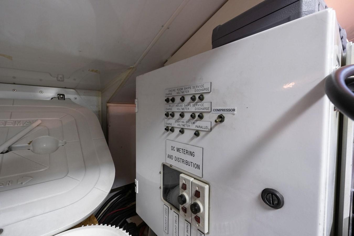 a machine with buttons aboard 1996 ADMIRAL MARINE 71 Yacht for Sale