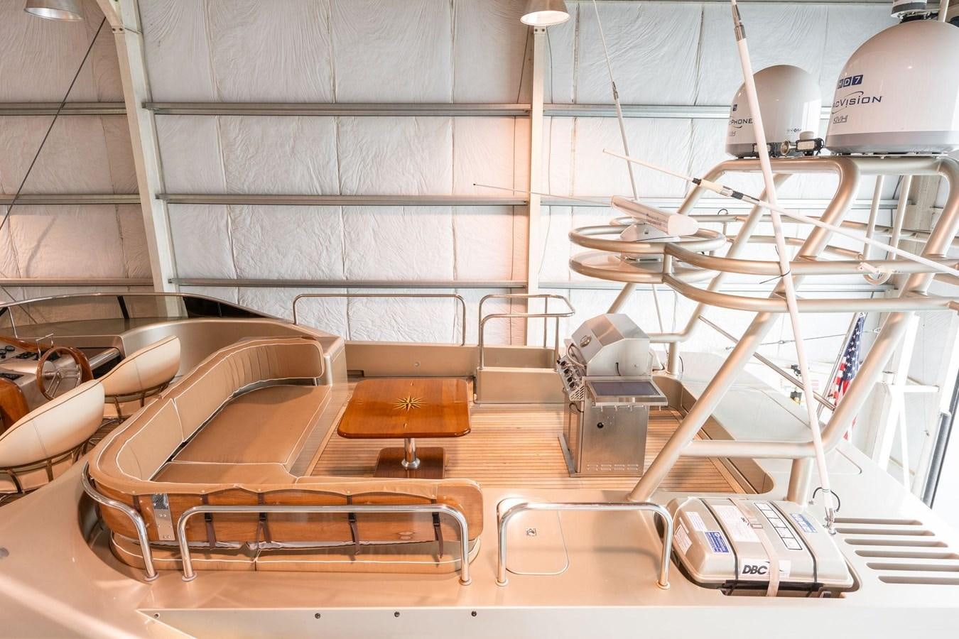 a large room with several machines aboard 1996 ADMIRAL MARINE 71 Yacht for Sale