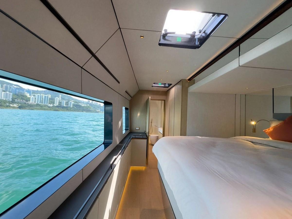 a boat on the water aboard BUNDALONG Yacht for Sale