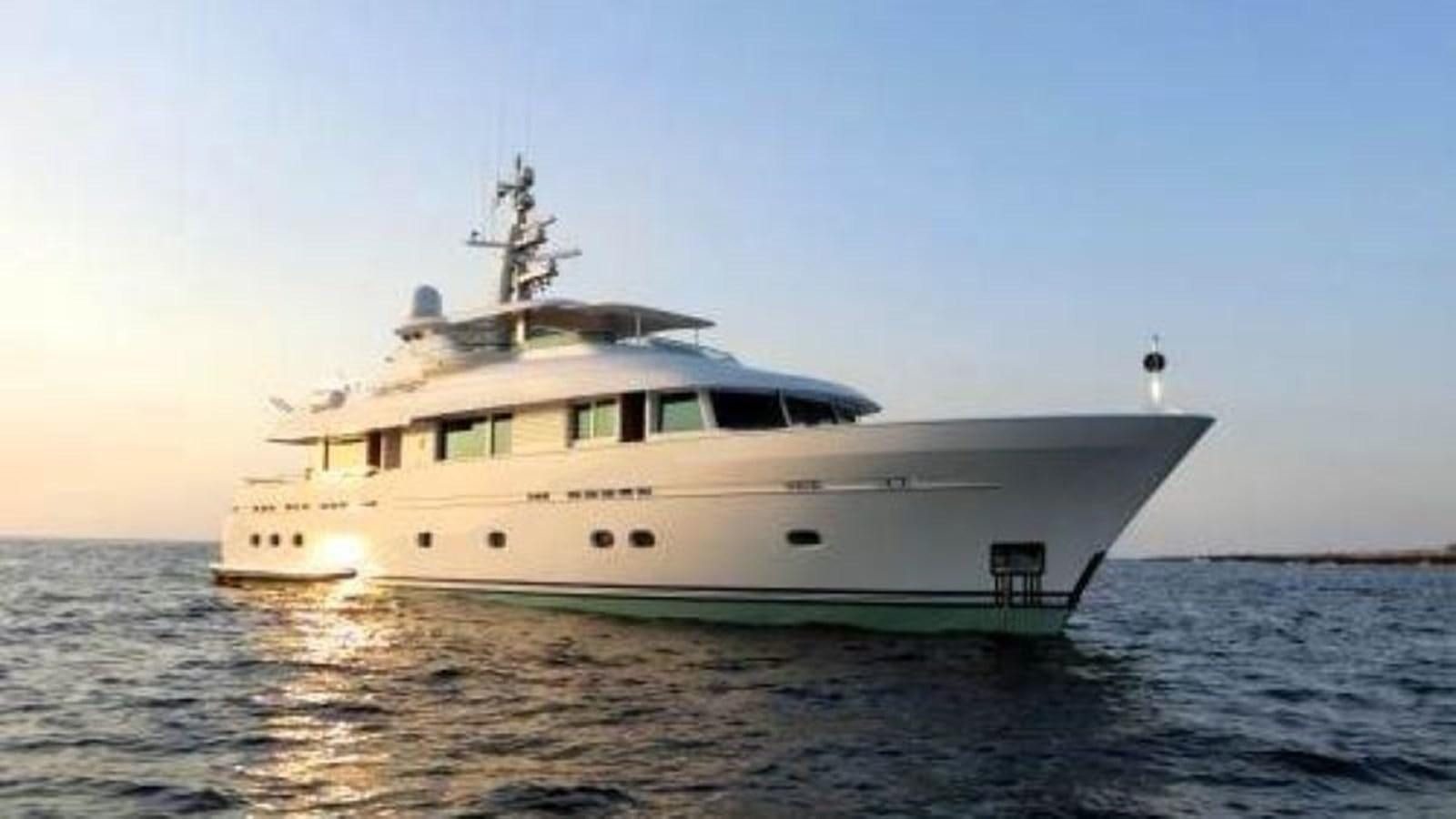 a boat in the water aboard BDJ Yacht for Sale