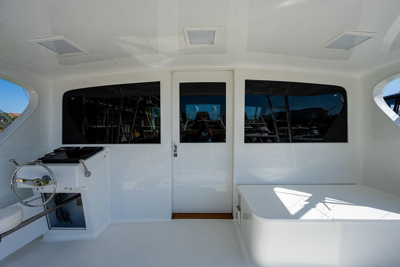 a room with a sink and a window aboard DON TEO Yacht for Sale