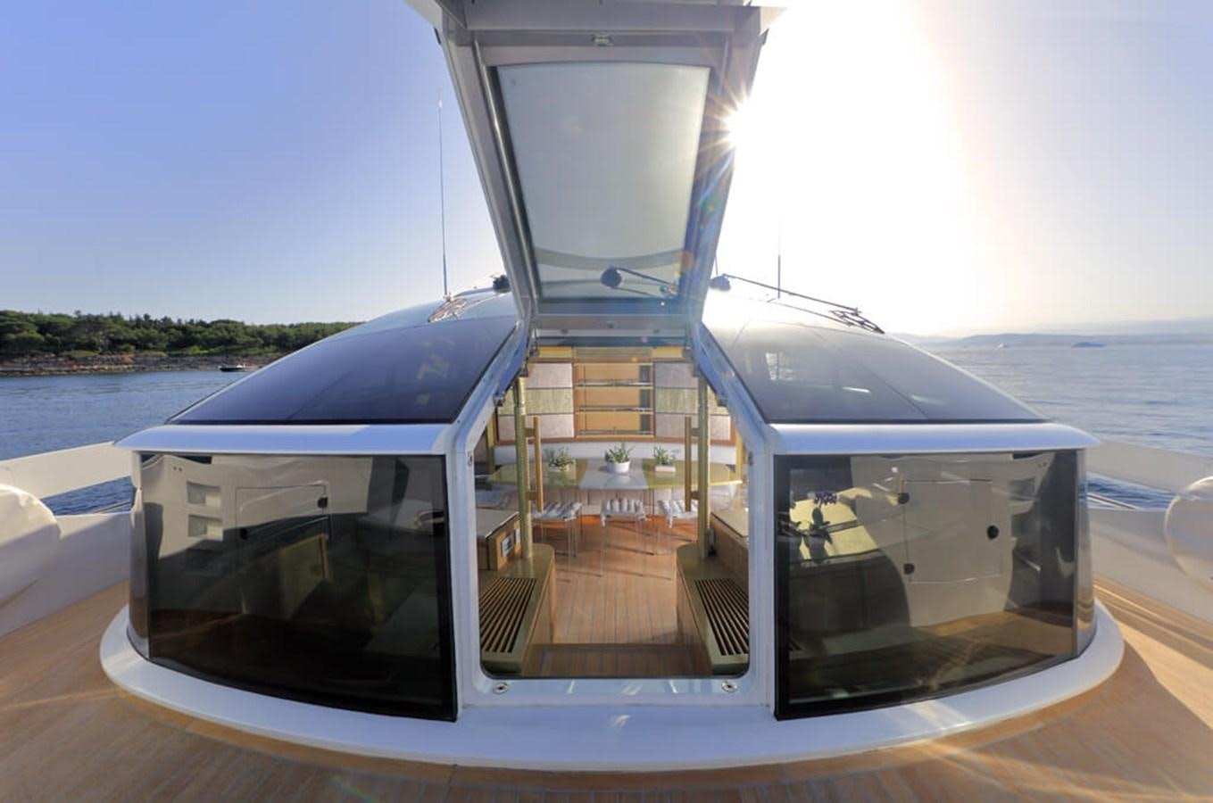 a boat on the water aboard BAIA 100 Yacht for Sale