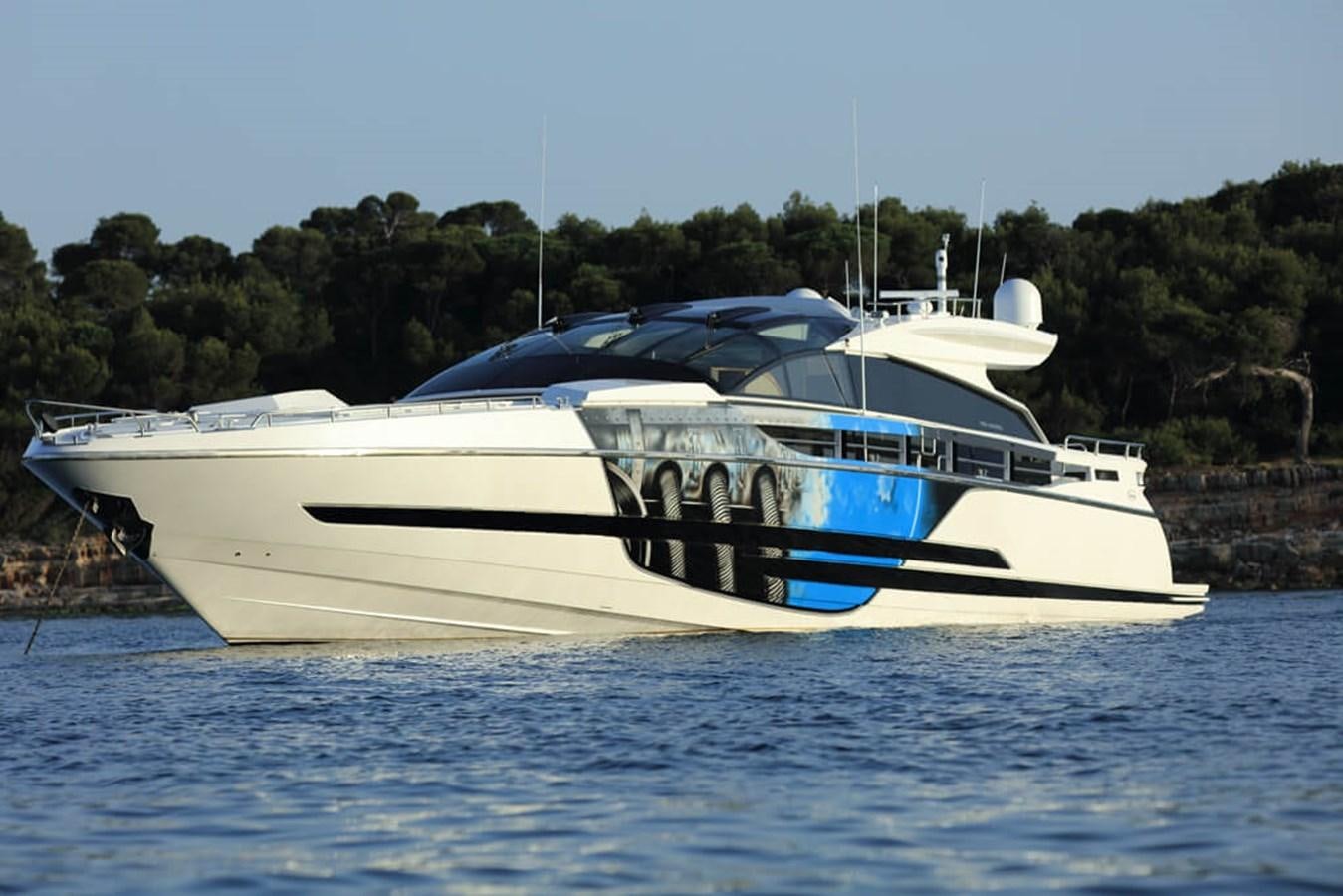 a boat in the water aboard BAIA 100 Yacht for Sale
